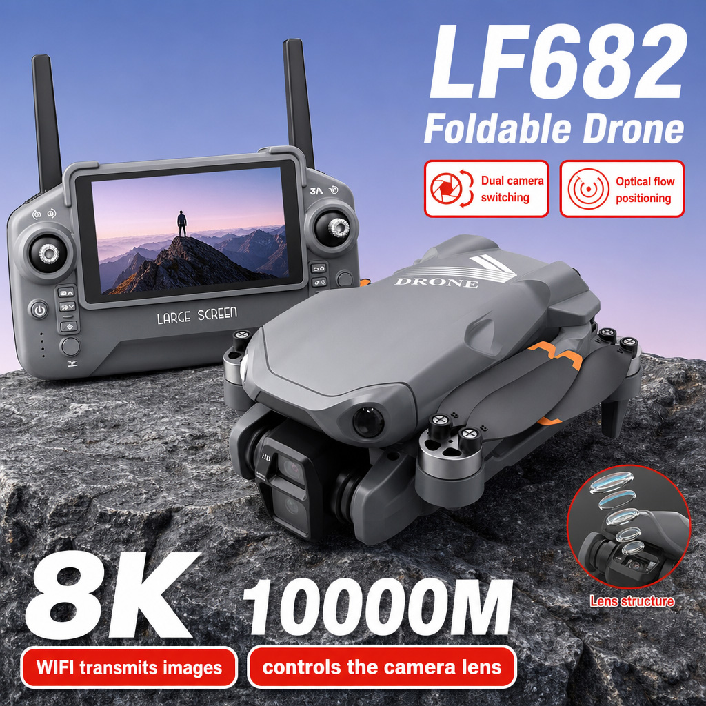 Aerial Photo LF682 Drone 8K HD - Drone Charger 评论和价格