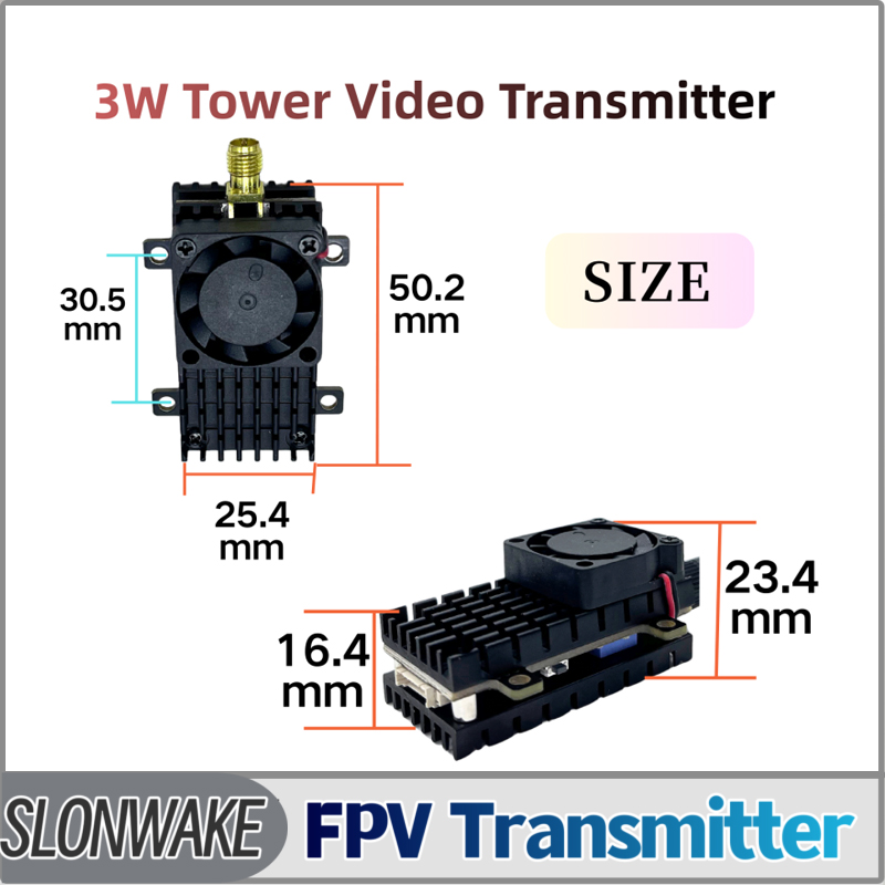 SLONWAKE 5.8G 3000mW Simulatio - Drone Receiver 评论和价格